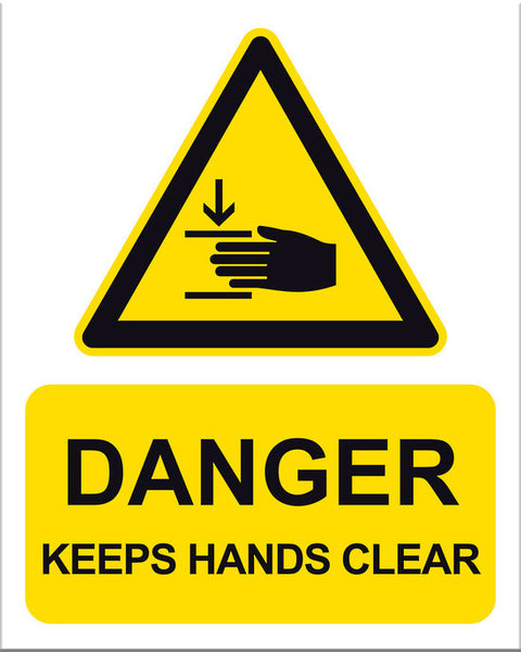 Danger Keep Hands Clear - Markit Graphics