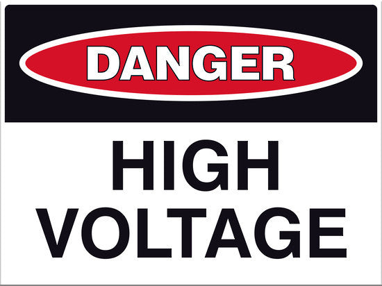 Danger High Voltage Sign - Markit Graphics