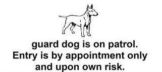 GUARD DOG ON PATROL - Markit Graphics